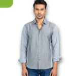 MENS LONG SLEEVE SHIRT- GREY