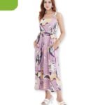 Womens Jump Suit - Mauve