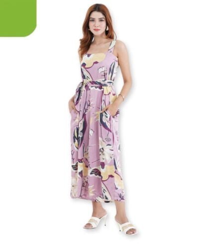 Womens Jump Suit - Mauve