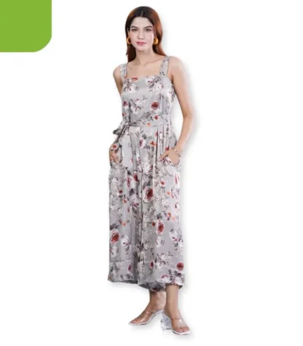 Womens Jump Suit - Grey