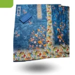 All Over Sequence Unstitched Cotton Three Pieces